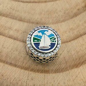 Pandora SML Exclusive Dangle Charm, S925 Silver Jewelry